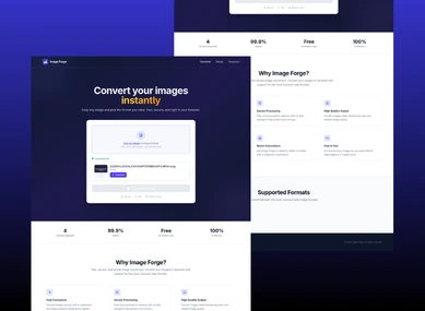 Fylo landing page project screenshot